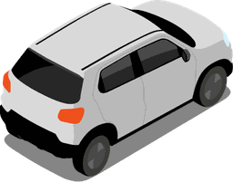 Full vehicle wrap placement illustration