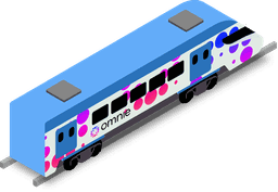 Rail & station placement illustration